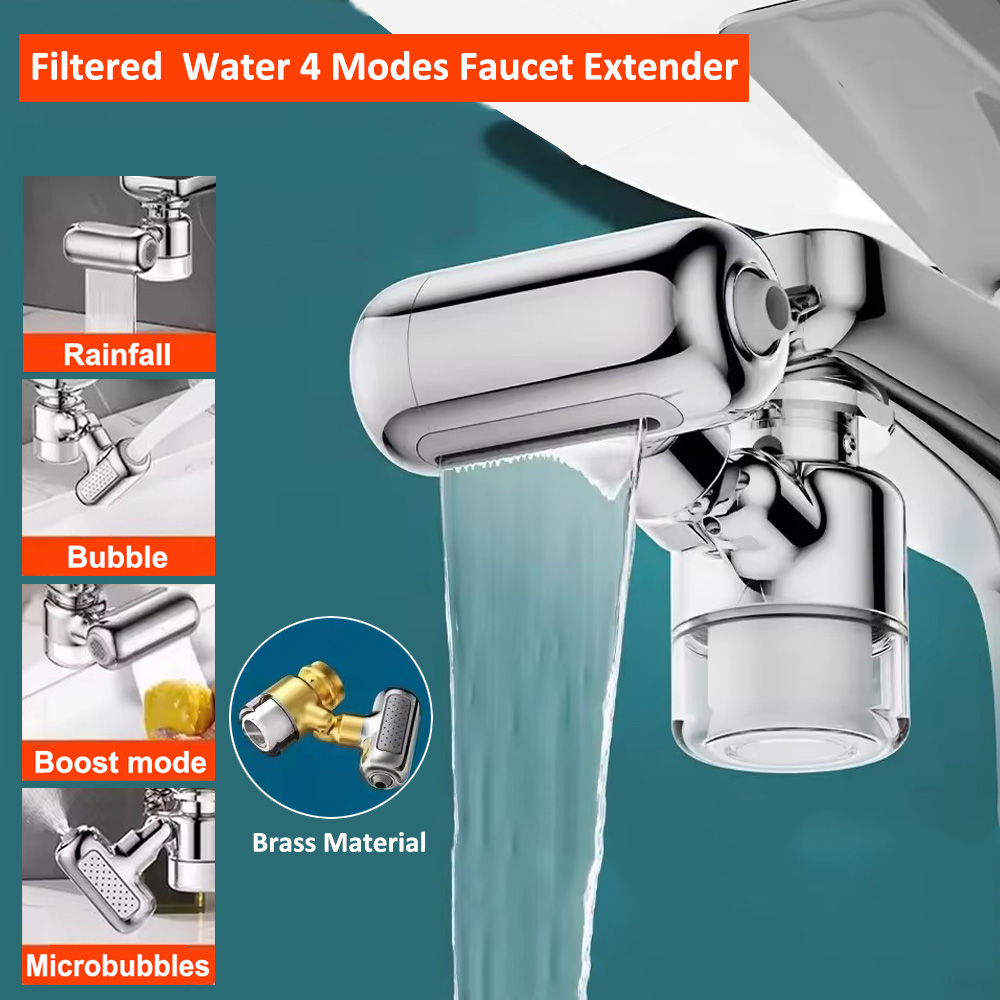 Kitchen Appliances Bundle - Universal 4 Modes Kitchen Faucet Extender