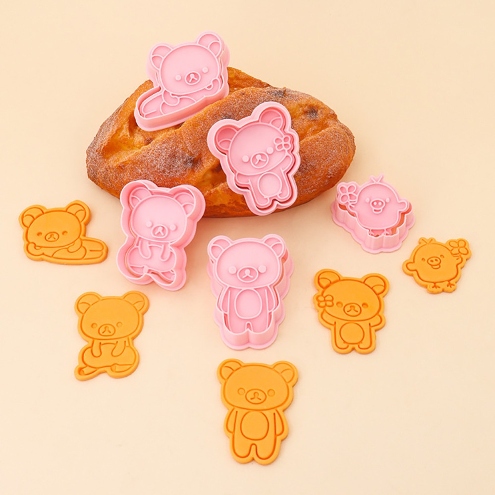 Kitchen Appliances Baking - Cookie Cutters Cartoon Bear Biscuit Mold