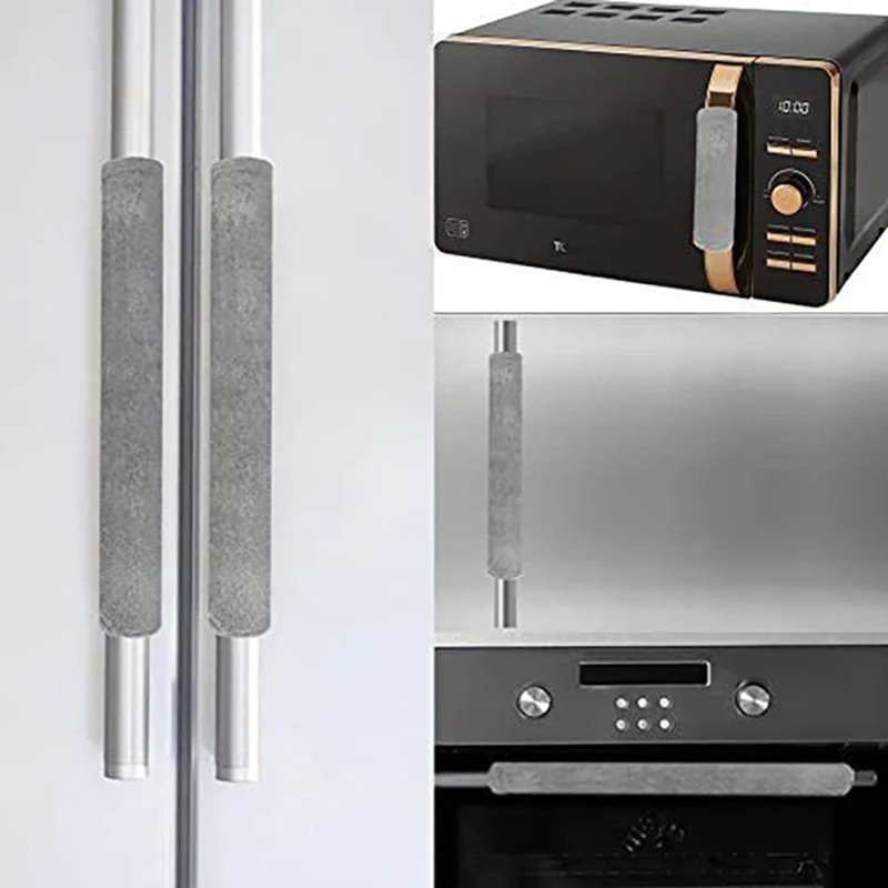 2Pcs/Set Refrigerator Door Han - Kitchen Appliances With Red Knobs ulasan dan harga