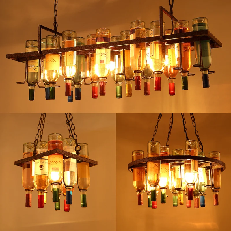 Vintage Wine Bottle Iron Led L - Kitchen Appliances With Red Knobs ulasan dan harga