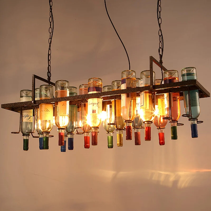 Vintage Wine Bottle Iron Led L - Kitchen Appliances With Red Knobs ulasan dan harga