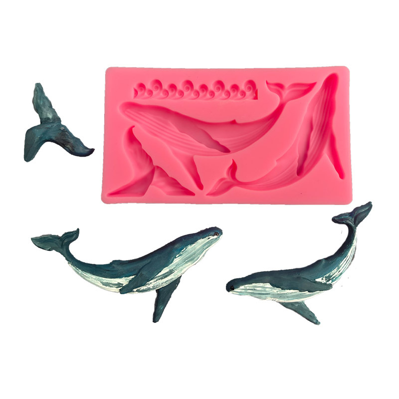 DIY Whale Silicone Mold Ocean  - Kitchen Appliances Baking ulasan dan harga
