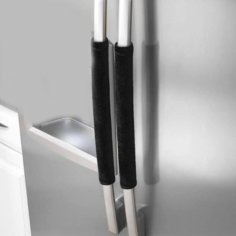 2Pcs/Set Refrigerator Door Han - Kitchen Appliances With Red Knobs ulasan dan harga